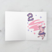 トゥトゥピギー2歳の誕生日 カード (内部)