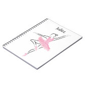 トゥトゥラブバレリーナノートブックジュリエット ノートブック (左側)