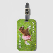 トゥトゥーのポニー ラゲッジタグ (正面縦)