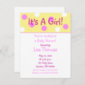 トゥドゥデイコピー女の子だ！招待されました··· 招待状 (正面/裏面)