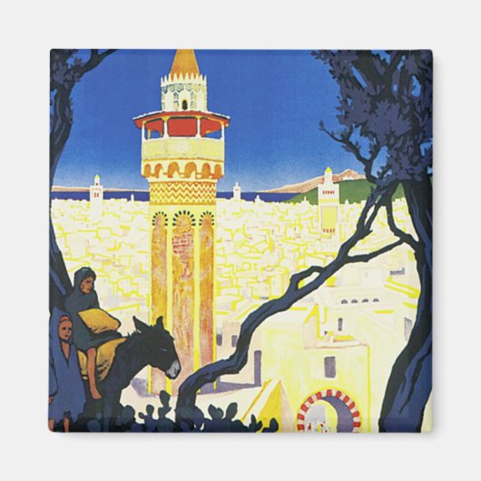 トゥニス・ロリエントオポルトドゥマルセイユ マグネット (正面)