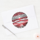 トゥネシェントゥネシッシュオステリーヒッシュオステリーイクバウム ラウンドシール (封筒)