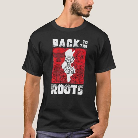 トゥネシエンDnaフラッグフスボールイーグルズトゥネシエンファンタン Tシャツ (正面)