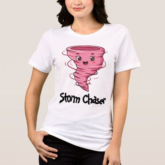 トゥネードの女の子 ストームチェイサー Tシャツ (正面)