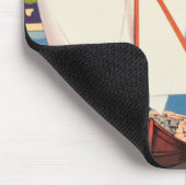 トゥノンレバンフランスのトラベルヨーロッパ マウスパッド (コーナー)