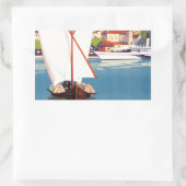 トゥノンレバンフランスのトラベルヨーロッパ 長方形シール (バッグ)