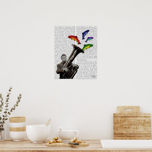 トゥバと魚 ポスター (キッチン)