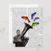 トゥバと魚 ポストカード (正面/裏面)