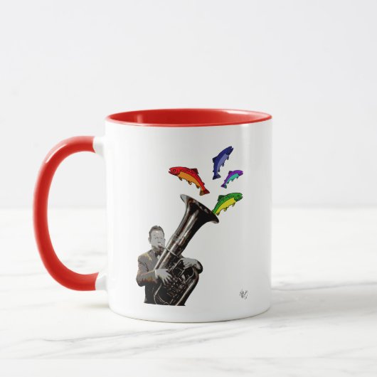 トゥバと魚 マグカップ (左)