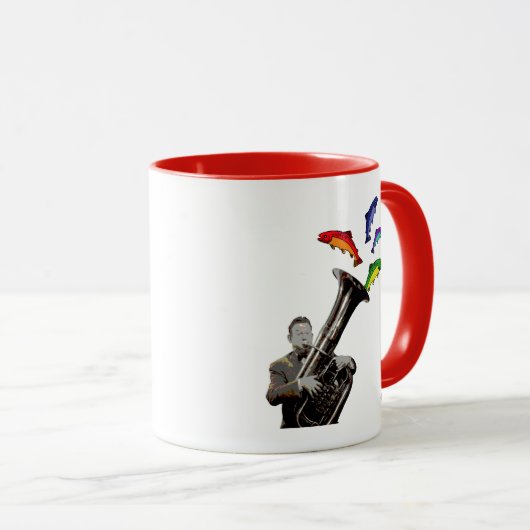 トゥバと魚 マグカップ (正面右)