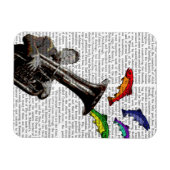 トゥバと魚 マグネット (横)