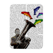 トゥバと魚 マグネット (縦)