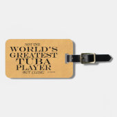 トゥバもっとも偉大選手のクローズ荷物タグ ラゲッジタグ (正面横)