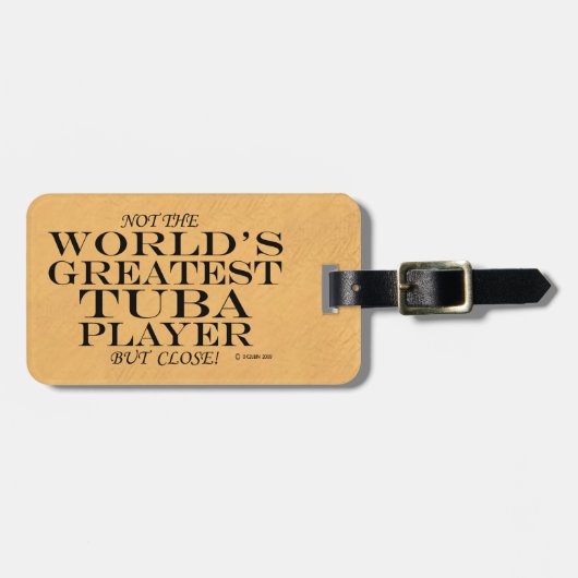 トゥバもっとも偉大選手のクローズ荷物タグ ラゲッジタグ (正面横)
