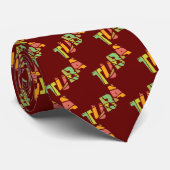 トゥバクラッド文字 ネクタイ (ロール)