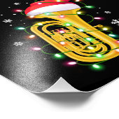 トゥバクリスマスシャツマーチおもしろいングバンドギークホリ フォトプリント            (角)