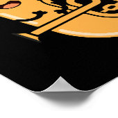 トゥバナナおもしろいナパナプンダークBG ポスター (角)