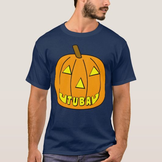 トゥバハロウィーンパンプキンヴィンテージ Tシャツ (正面)