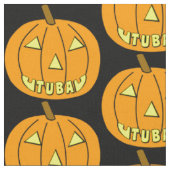 トゥバハロウィーンパンプキン ファブリック (クローズアップ)