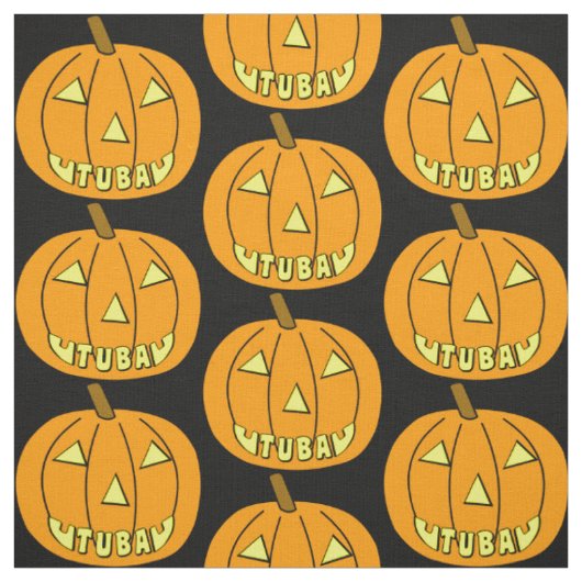 トゥバハロウィーンパンプキン ファブリック (見本)