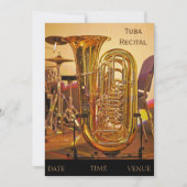 トゥバブラス楽器リサイタル 招待状 (正面)