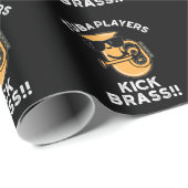 トゥバプレーヤーキック真鍮おもしろい音楽プンダークBG ラッピングペーパー (ロールコーナー)