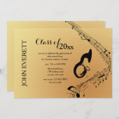 トゥバミュージカル楽器招待状 招待状 (正面/裏面)