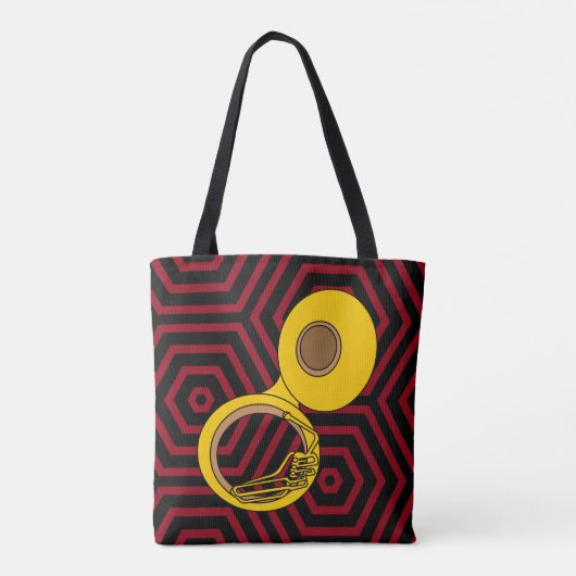 トゥバミュージカル楽器 トートバッグ (裏面)