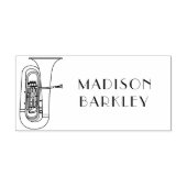 トゥバミュージシャンバンド先生ゴムスタンプ ラバースタンプ (インプリント)