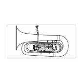 トゥバミュージシャンバンド先生ゴムスタンプ ラバースタンプ (インプリント)