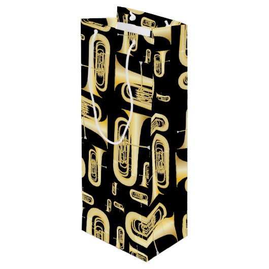 トゥバミュージシャンバンド先生ワイン抱き枕 ワインギフトバッグ (裏面アングル)