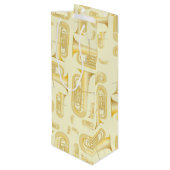 トゥバミュージシャンバンド先生ワイン抱き枕 ワインギフトバッグ (裏面アングル)