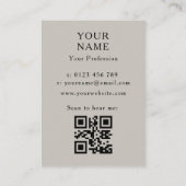 トゥバミュージシャン 名刺 (裏面)