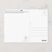 トゥバル葉書フナフティ ポストカード (裏面)