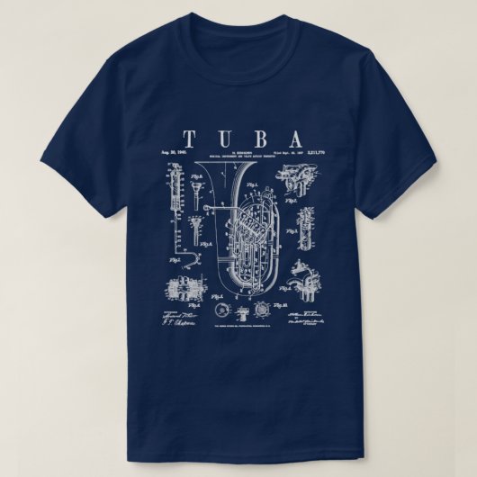 トゥバヴィンテージパテントチューバーストタピストスケッチプリント Tシャツ (デザイン正面)