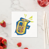 トゥバ楽器紙ナプキンス スタンダードカクテルナプキン (インサイチュ)