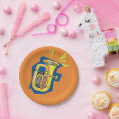 トゥバ楽器紙プレート ペーパープレート (パーティー)