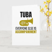 トゥバ選手の贈り物|トゥバマーチングバンドトゥビスト カード (黄色い花)