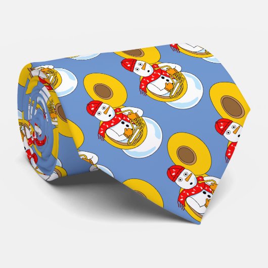 トゥバ雪だるま ネクタイ (ロール)