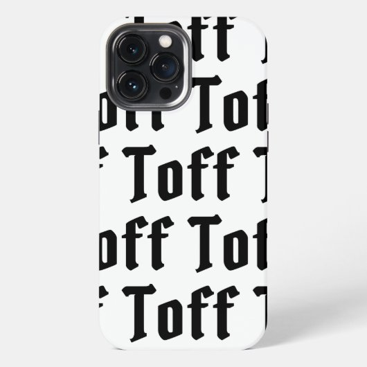 トゥフ iPhoneケース (裏面)