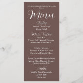 トゥペシンプルスタイル結婚ズディナー メニュー (正面)