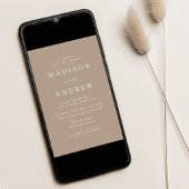 トゥペモダンエレガンス結婚ズ 招待状