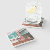 トゥペロハニーカフェ、アシェヴィルトゥペロハニーカフェ ストーンコースター (横)