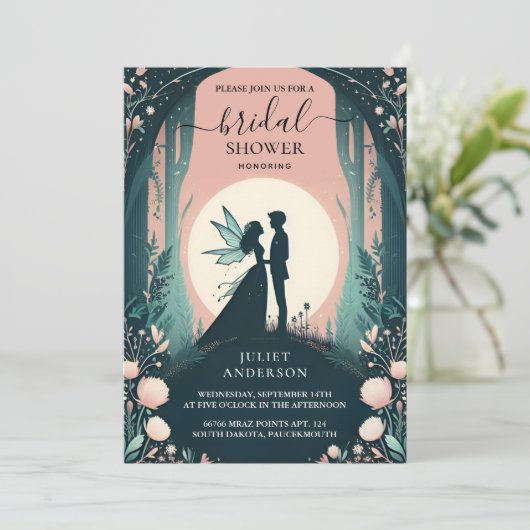 トゥマジカルドリームミスティックスターズムーンブライダルシャワー 招待状 (スタンド正面)