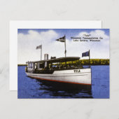 「トゥラ」ウィスコンシン州交通会社 ポストカード (正面/裏面)