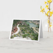 トゥリア川、ドメニョ・ヴィエホ、バレンシアスペインの、 カード (黄色い花)