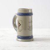 トゥリサズ・ルーンストーン ビールジョッキ (正面左)