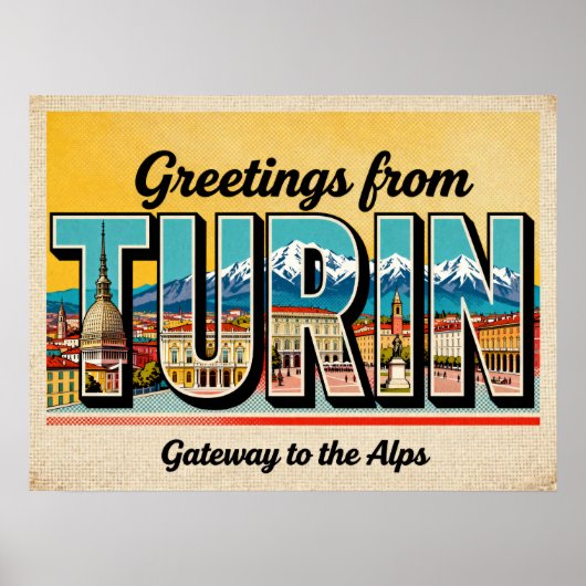 トゥリンのレトロなポスター ポスター (正面)