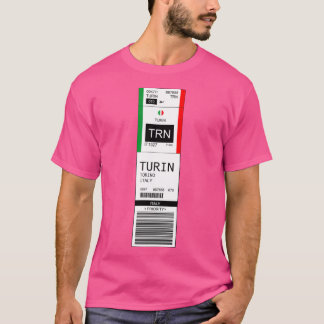 トゥリントリノトレンイタリアエアポー国際的トルガ Tシャツ
