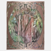 トゥルオアハカOAX1の木 フリースブランケット (正面)